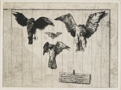 The Upper Part of a Door Panel by Felix Bracquemond